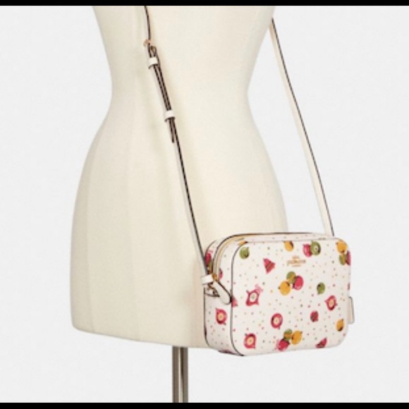 Mini camera bag with ornament print - Picture 4 of 8